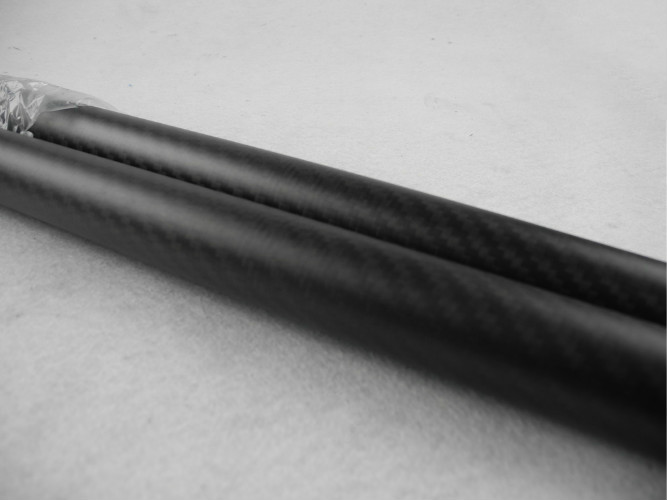 (OD) 25m m * 23m m (identificación) * tubo de la fibra de carbono de la superficie del mate de 500m m para la tubería rodante