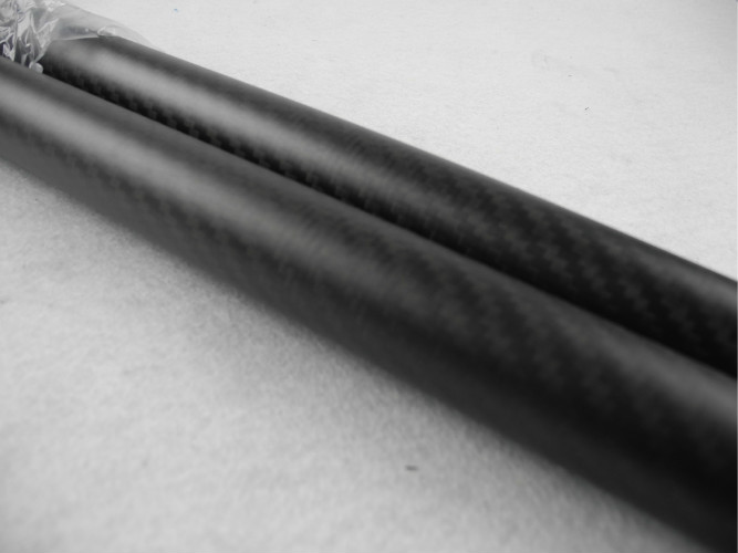 (OD) 25m m * 23m m (identificación) * tubo de la fibra de carbono de la superficie del mate de 500m m para la tubería rodante