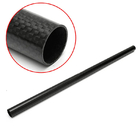 3K 180MM Diameter Carbon Fiber Tubes Strong Corrosion Resistance