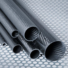 100% 3K Weave Carbon Fiber Tube Pipe Custom Logo Sizes And Colors