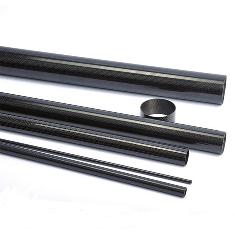 Industrial Roll Wrapped Carbon Fiber Tube 3K For Use In Projects