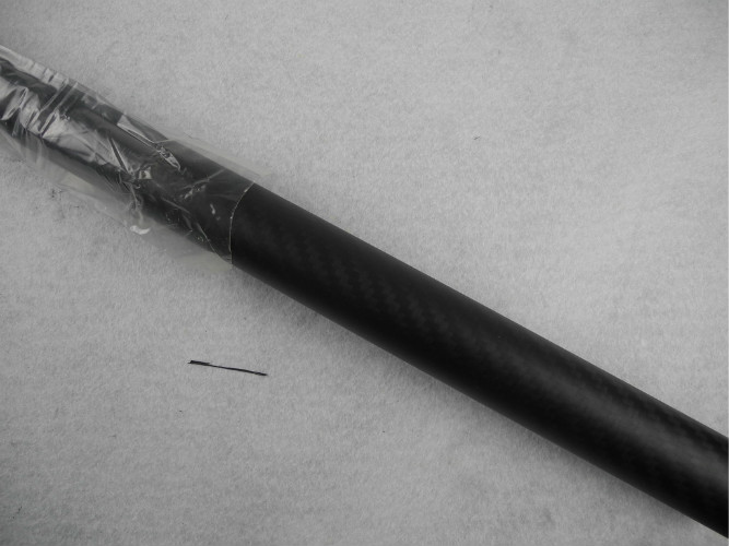 Tubo redondo de la fibra de carbono del mate de la longitud 500m m con el apoyo del cardán del soporte de cámara del marco 3K