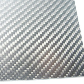 4.0mm±0.1mm Real Carbon Fibre Sheet / Carbon Fiber Fabric Sheets Twill Weave Style