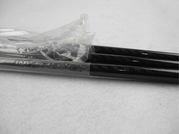 Round Twill Glossy Carbon Fiber Tube / Piping use in Telescopic Pole