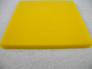 Heat resistance 180 ℃ Nylon Parts , Nylon sheet / Plate bar insulation Yellow