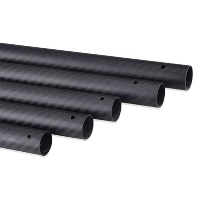 High Strength Carbon Tube Woven Finish Roll Wrapped Tube 30x28 1000mm