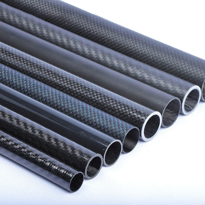 High Strength Carbon Tube Woven Finish Roll Wrapped Tube 30x28 1000mm