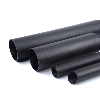 Custom Size 15mm–40mm 100% 3K Carbon Fiber Tubes Lightweight Round Pipes