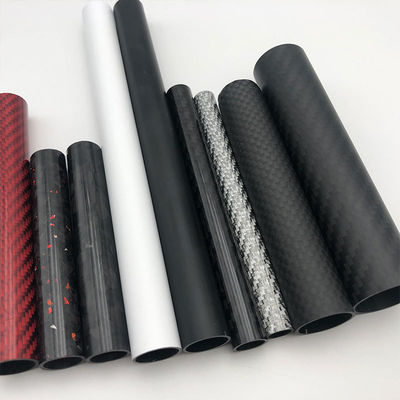 Custom Length 6mm-50mm 100% 3K Carbon Fiber Tube/Pole with Custom Trout Colors