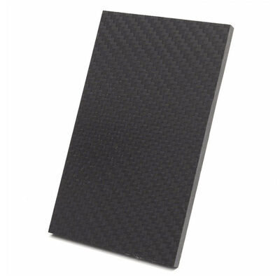 3K Carbon Fiber Panel 100mm x 250mm - 0.5–5mm Twill/Plain Matte/Glossy for CNC, DIY, Aerospace
