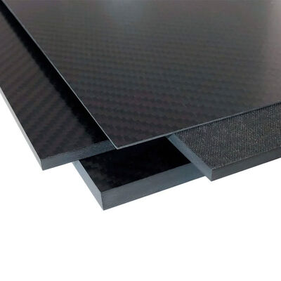 3K Carbon Fiber Plate Sheet 125mm X 75mm X 3MM Thickness Pure Carbon Fiber Board