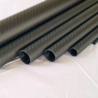3K Twill Weave Roll Wrapped Carbon Fiber Tube for UAV RC Airplane DIY - Lightweight and Durable