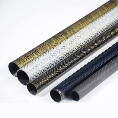 Twill Matte Carbon Fiber Round Tube High Performance Carbon Composite Pipe