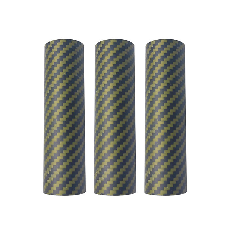 3K Twill Roll Wrapped Flexible Carbon Fiber Tube Corrosion Resistance