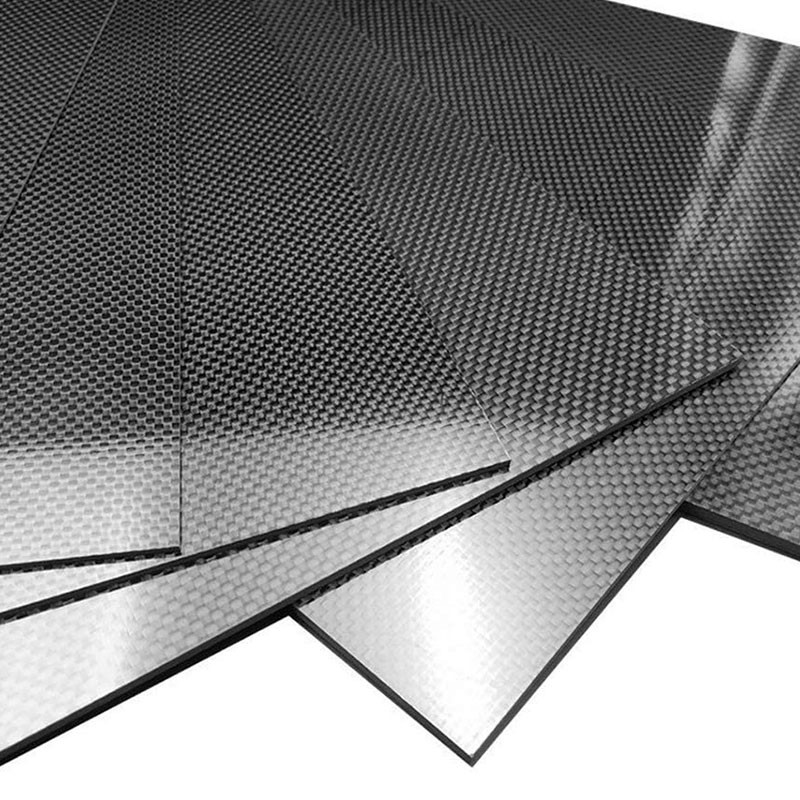 OEM High Strength 100% 3K Carbon Fiber Sheet Plain Weave Glossy Or Matte