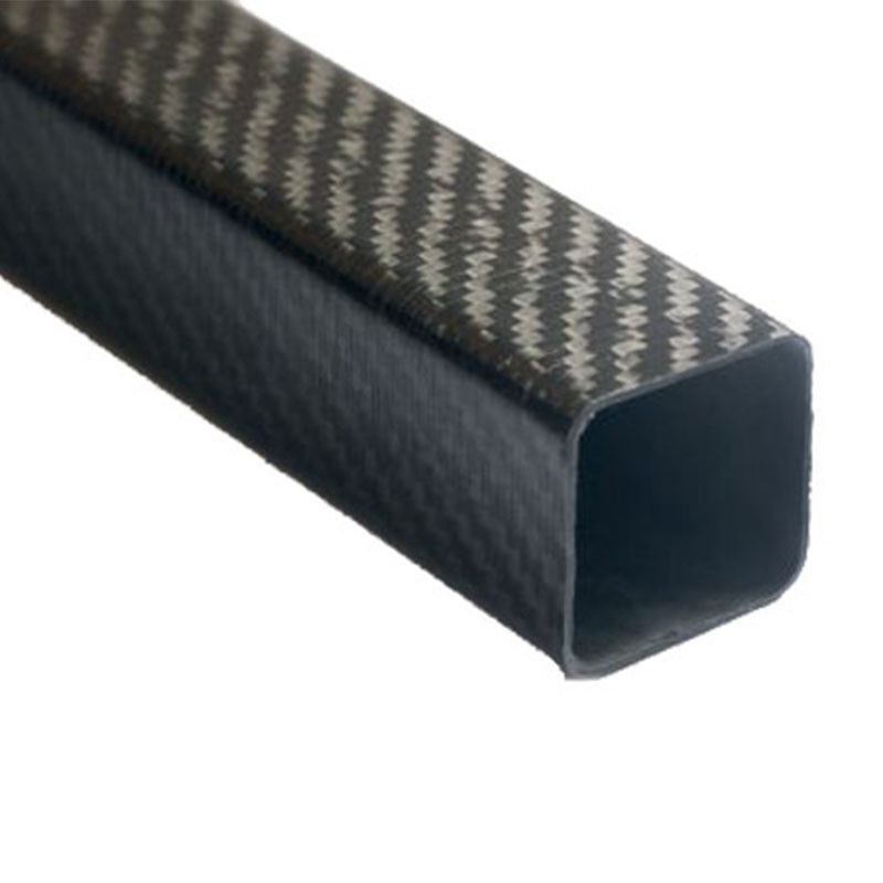 3K Full Carbon Fiber Square Tube , High Strength Length 500mm OD 10mm 15mm 20mm 22mm 25mm 30mm