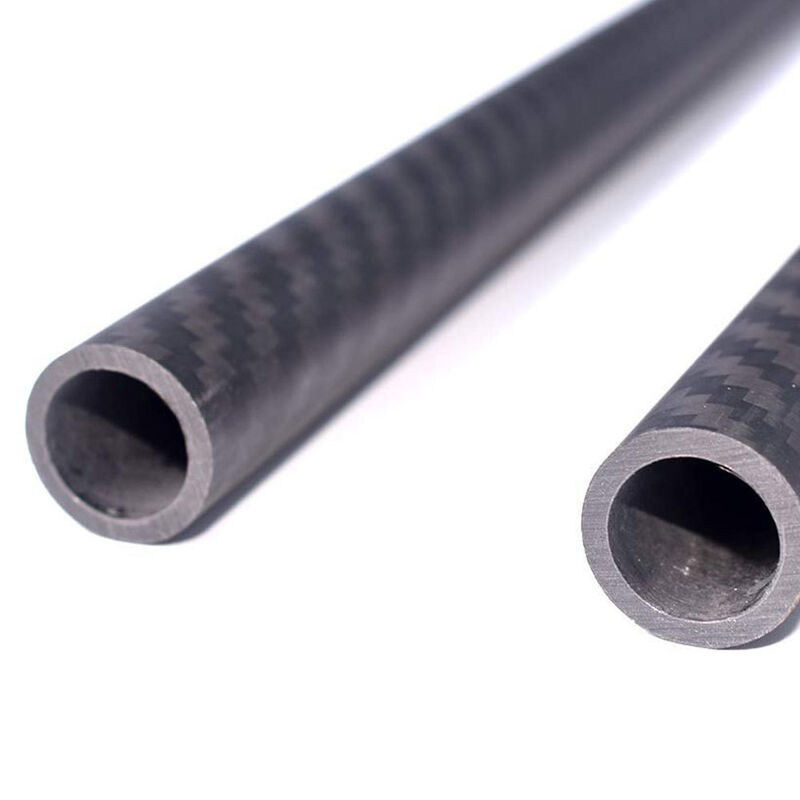 High Modulus Carbon Fiber Tube | Ultra High Strength CFRP Round Pipe Lightweight Composite Tubing Custom Size