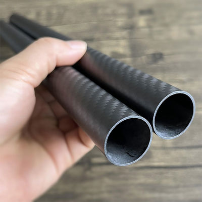 Tubo de fibra de carbono 3K de todos los tamaños resistente al desgaste
