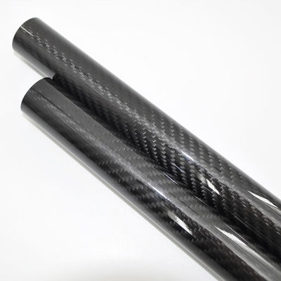 Alta durabilidad Flexibilidad de tubos de fibra de carbono enrollados para la industria