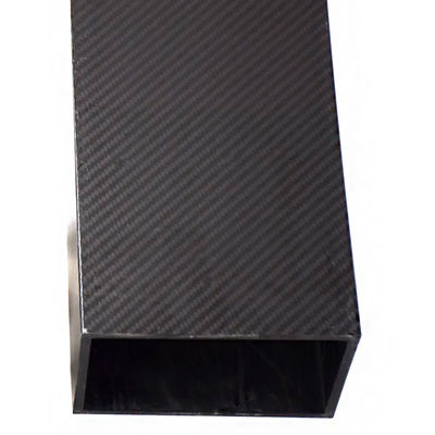 Tubo de forma octogonal rectangular cuadrado de fibra de carbono brillante / semi / mate 30x20mm